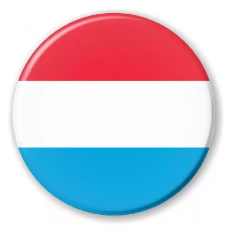 przypinka Flaga Luxemburg