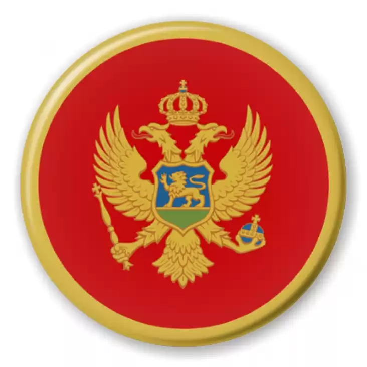 przypinka Flaga Czarnogóra