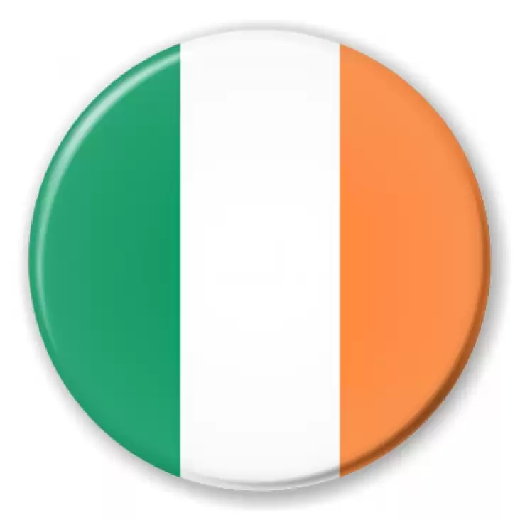 plakietki flaga irlandia