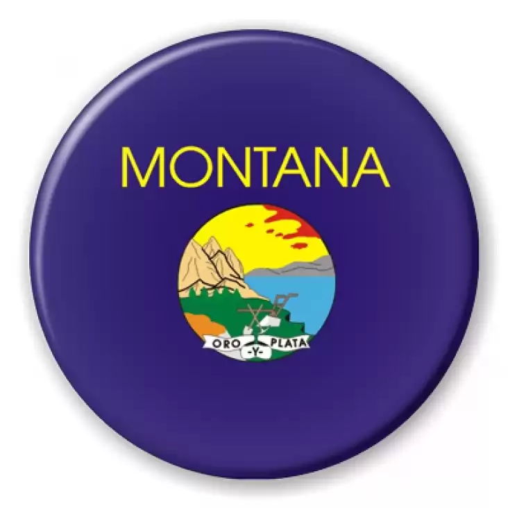 button montana flaga