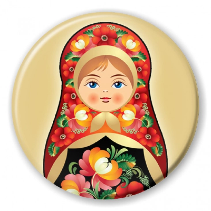 przypinka Matryoshka