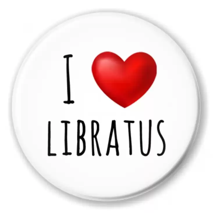 przypinka I love Libratus