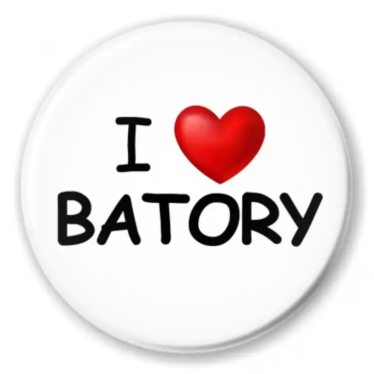 przypinka I love Batory