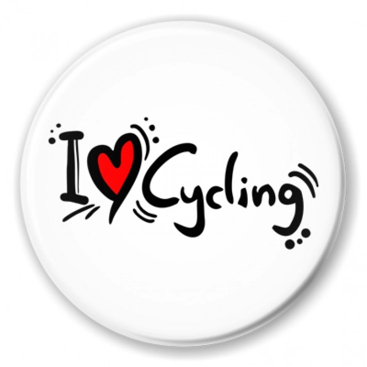 przypinka I love Cycling