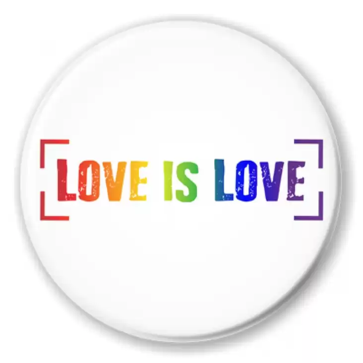 przypinka LGBT love is love