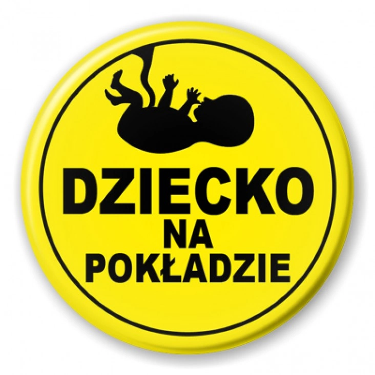 przypinka Dziecko na pokładzie