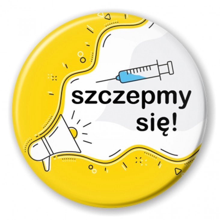 przypinka Szczepmy się