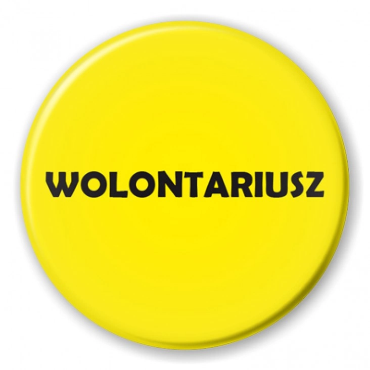 przypinka Wolontariusz