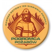 przypinka ochotnicza straz pozarna osp pozarna osp always ready to