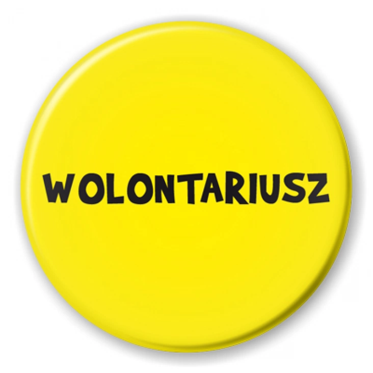 przypinka Wolontariusz