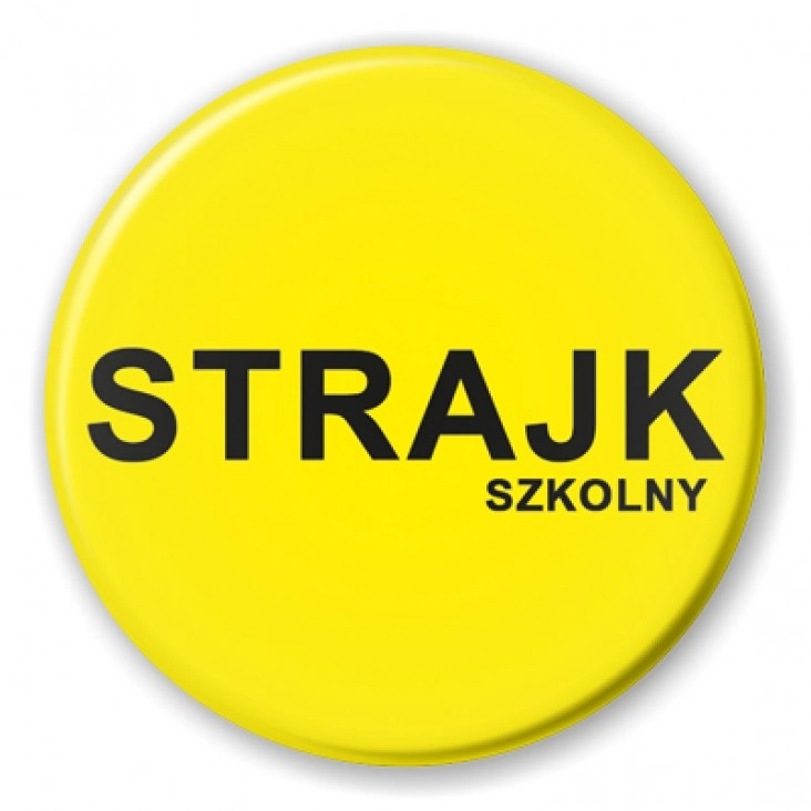 przypinka Strajk szkolny