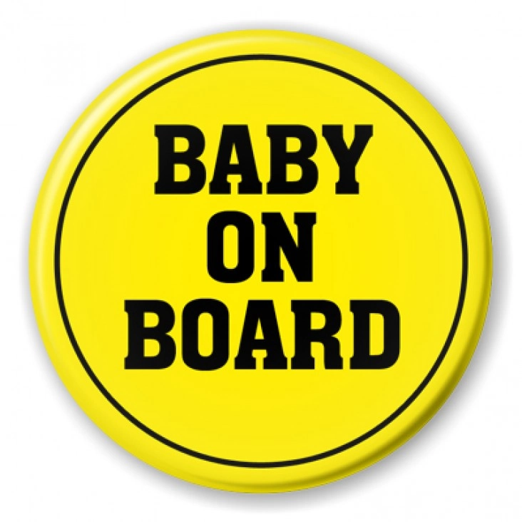 przypinka Baby on board