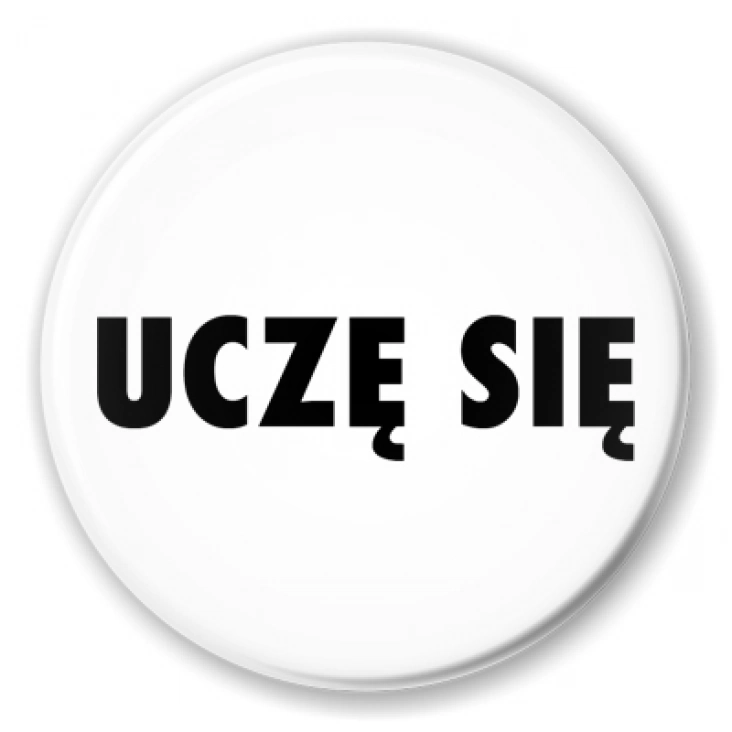 przypinka Uczę się