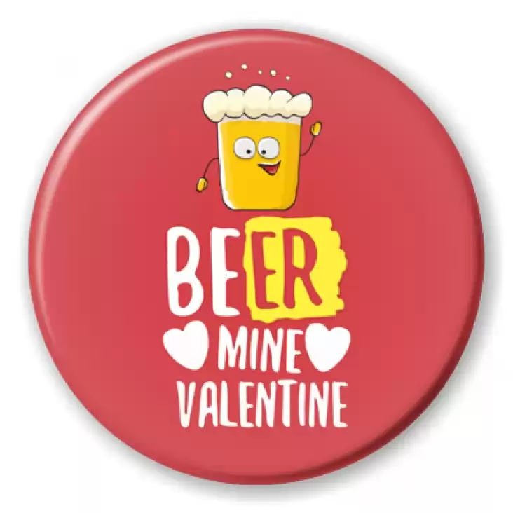 przypinka Beer mine Valentine