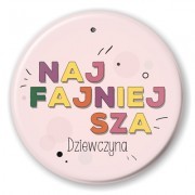 przypinka dzien kobiet mala kobieta kobiet mala kobieta urodziny imieniny
