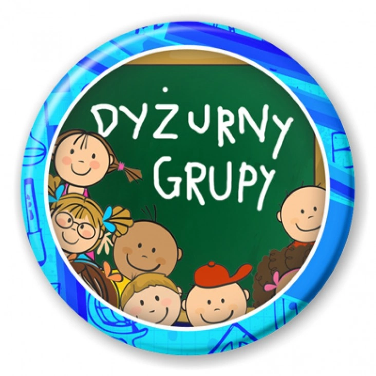 przypinka Dyżurny grupy obwódka