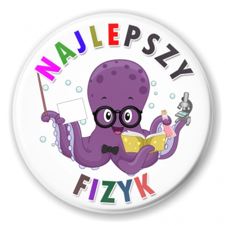 przypinka Najlepszy fizyk