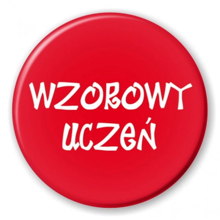 przypinka Wzorowy uczeń