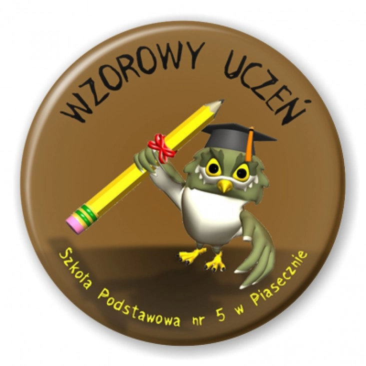 Brązowy wzorowy uczeń