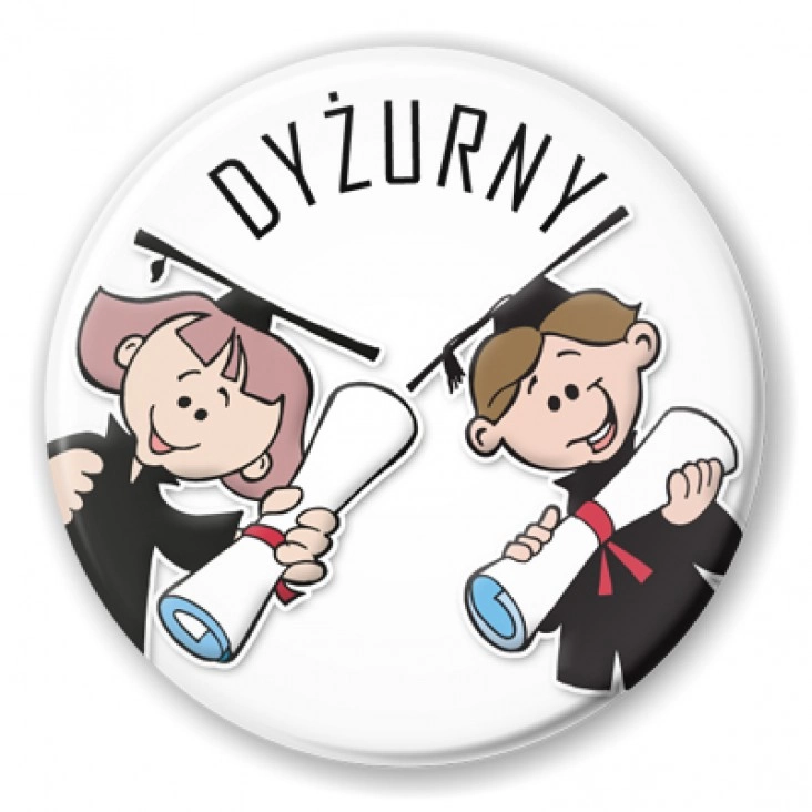 przypinka Dyżurny birety
