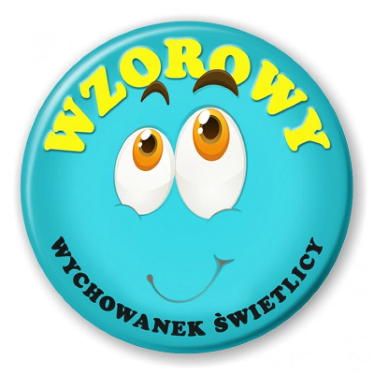 przypinka Wzorowy wychowanek świetlicy