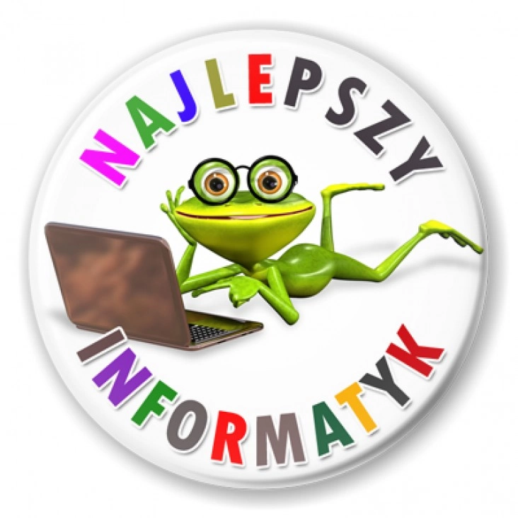 przypinka Najlepszy informatyk