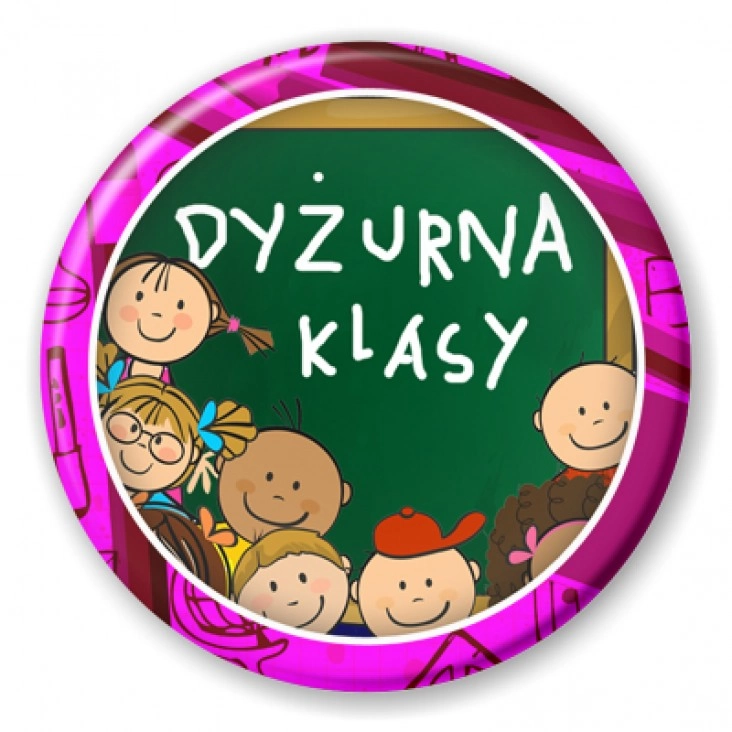 przypinka Dyżurna klasy