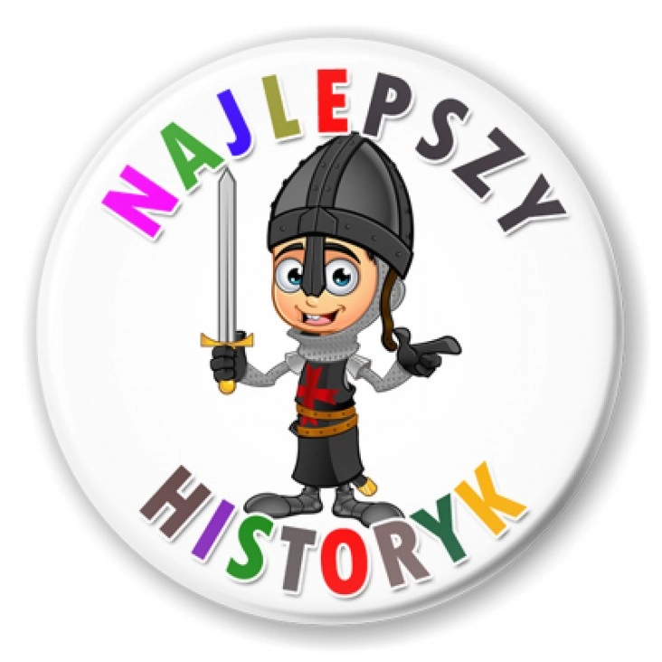 przypinka Najlepszy historyk