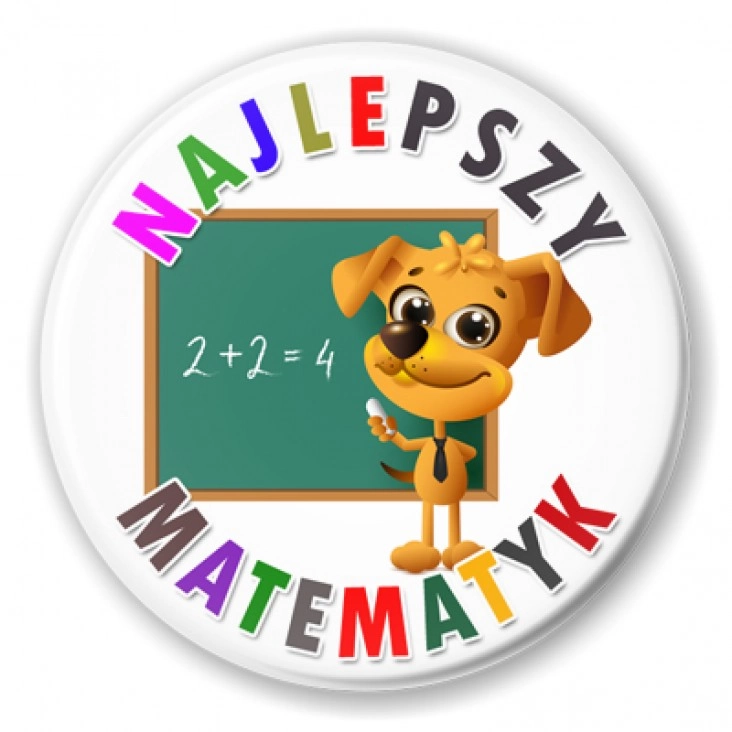 przypinka Najlepszy matematyk