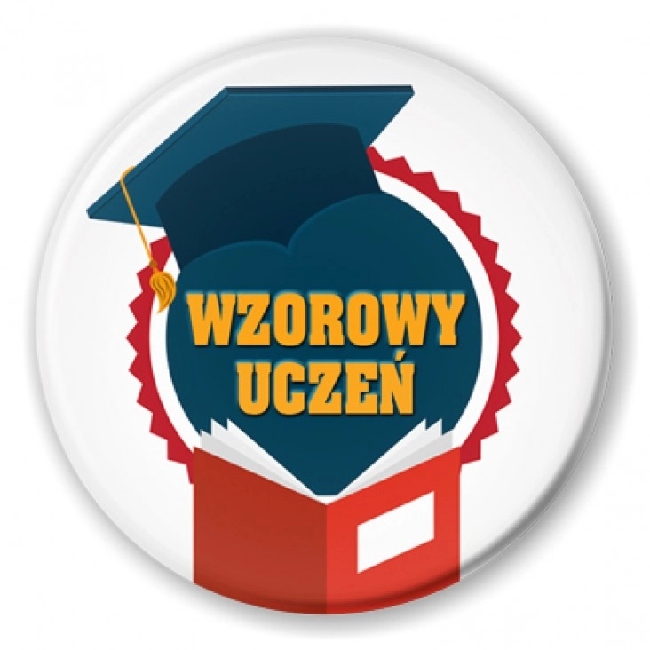 przypinka Wzorowy Uczeń