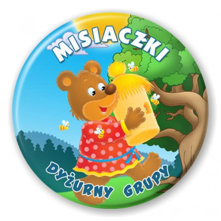 przypinka Dyżurny Misie