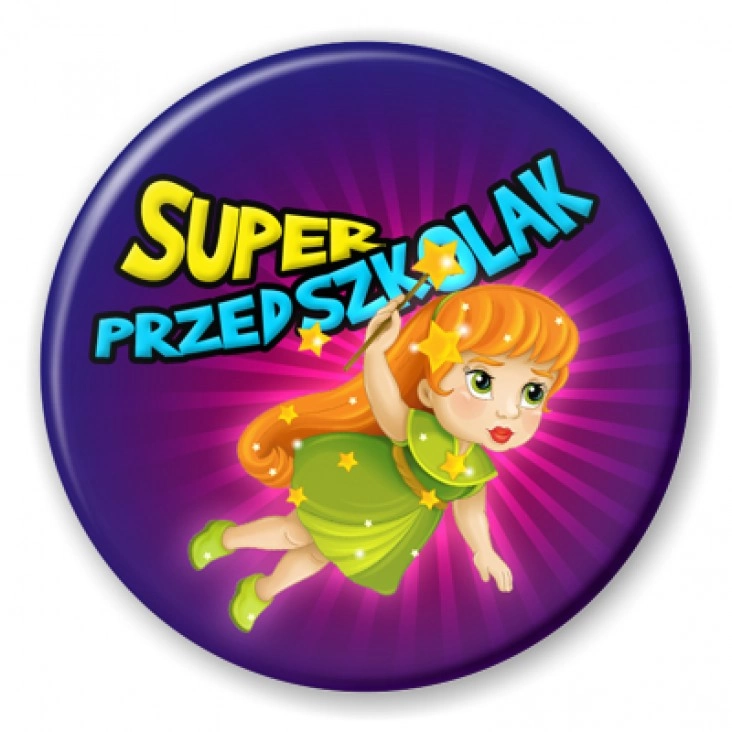 przypinka Super Przedszkolak