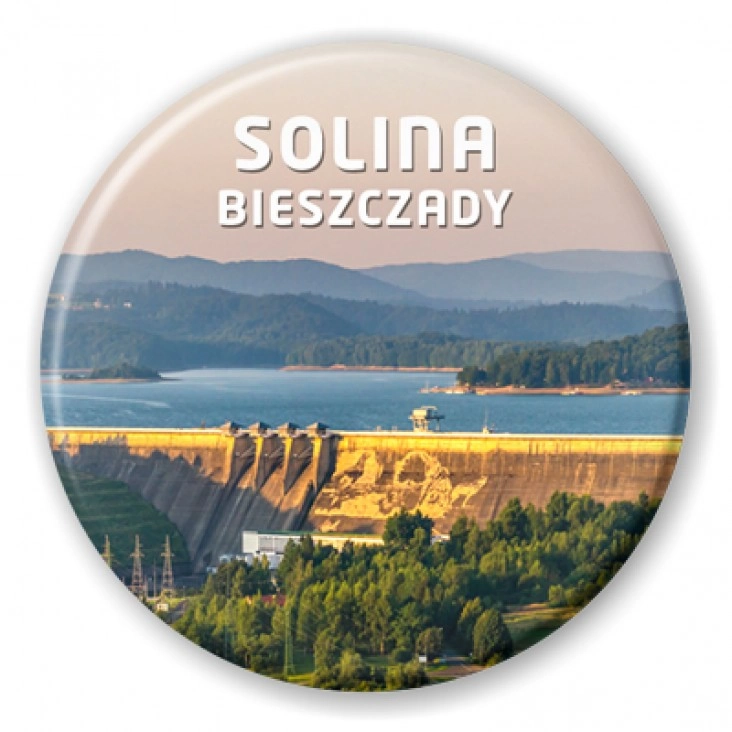 przypinka Bieszczady - Solina