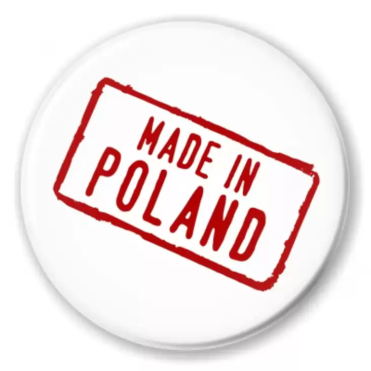 przypinka Made in Poland
