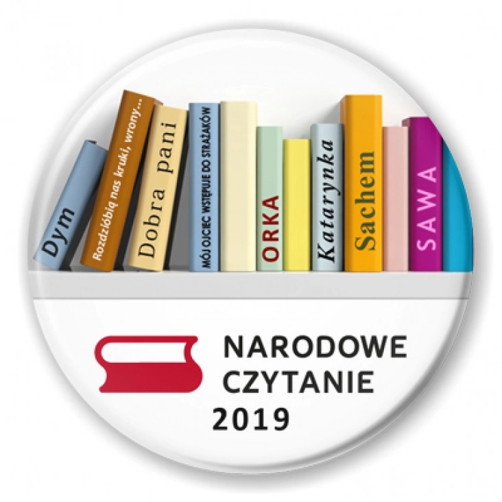 przypinka Narodowe czytanie