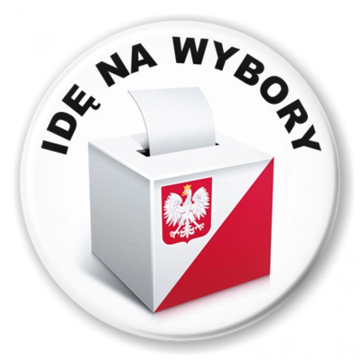 przypinka Idę na wybory