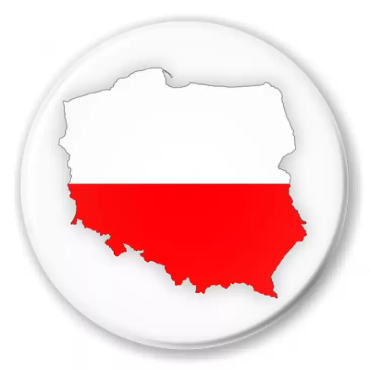 przypinka Mapa Polski