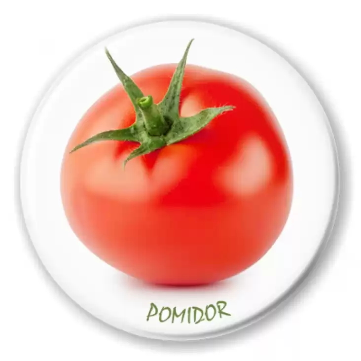 przypinka Czerwony pomidor