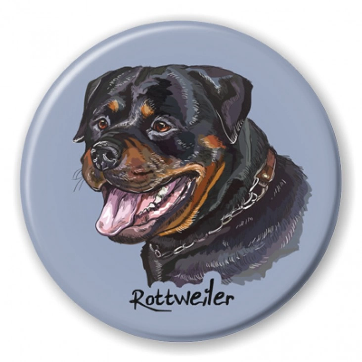 przypinka Rottweiler