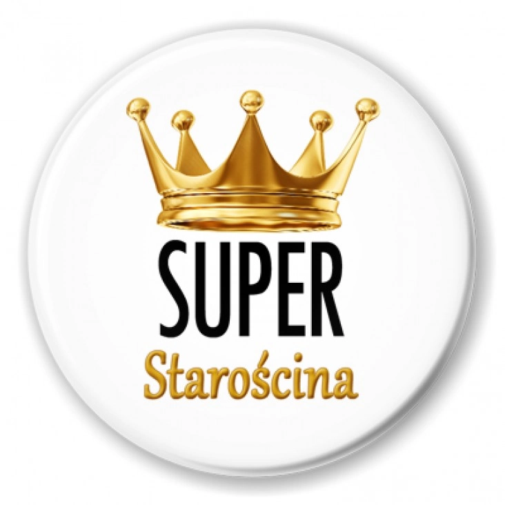 przypinka Super starościna