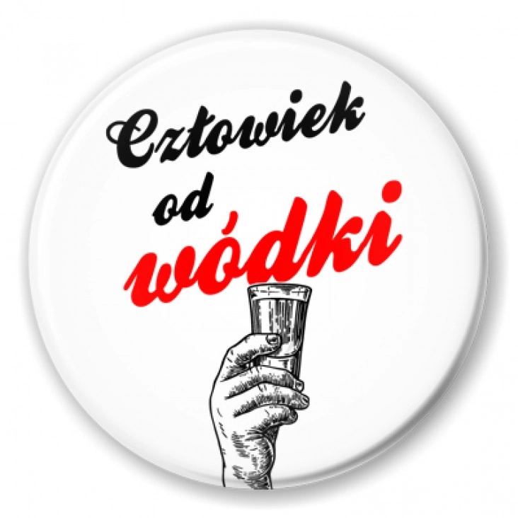 przypinka Człowiek od wódki