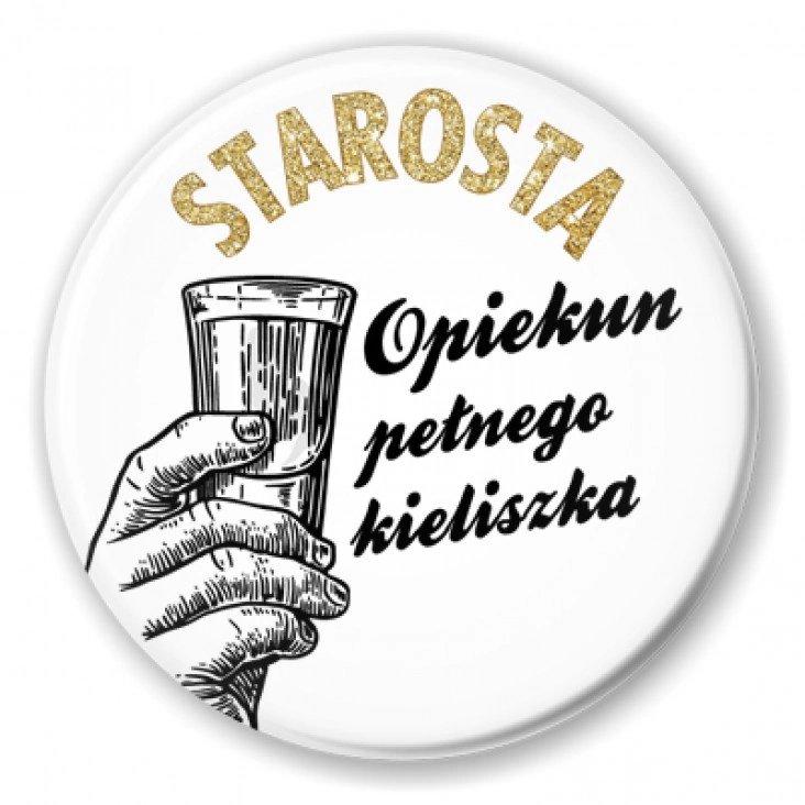 przypinka Starosta