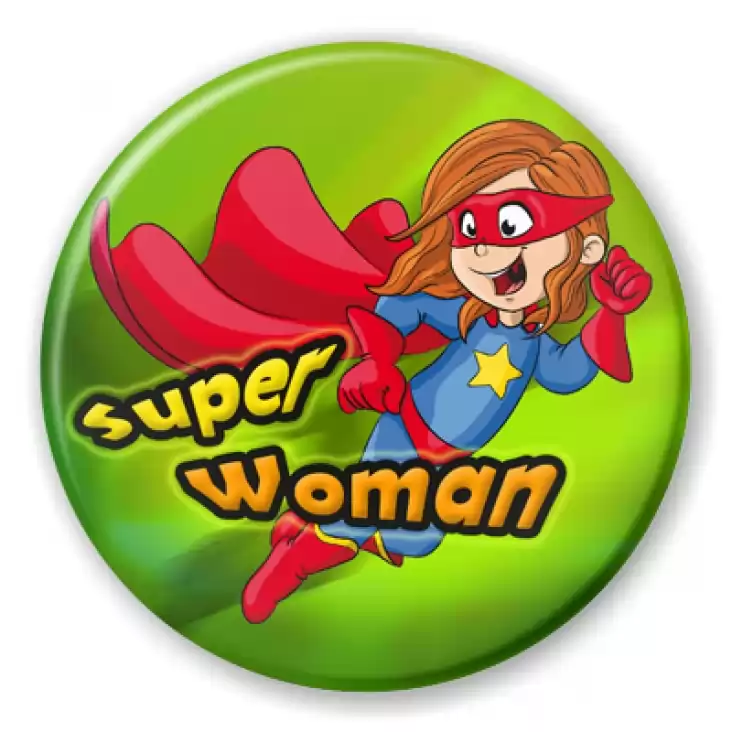 przypinka Super Woman