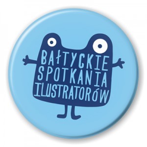 przypinka Baltyckie Spotkania Ilustratorow 2021