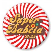 przypinka Dzien Babci Super Babcia