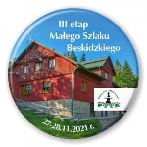 przypinka III etap Malego Szlaku Beskidzkiego