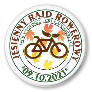 przypinka Jesienny Rajd Rowerowy Wegliniec 2021