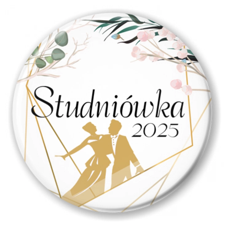 przypinka Studniowka rosliny i geometria