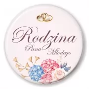 button zabawa impreza taniec kwiaty