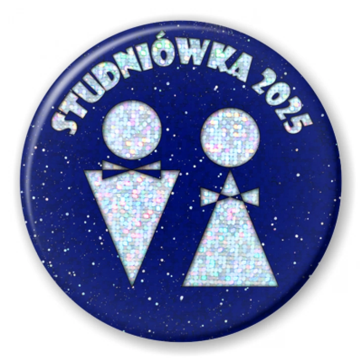 przypinka brokat Studniowka w kolorze mietowym